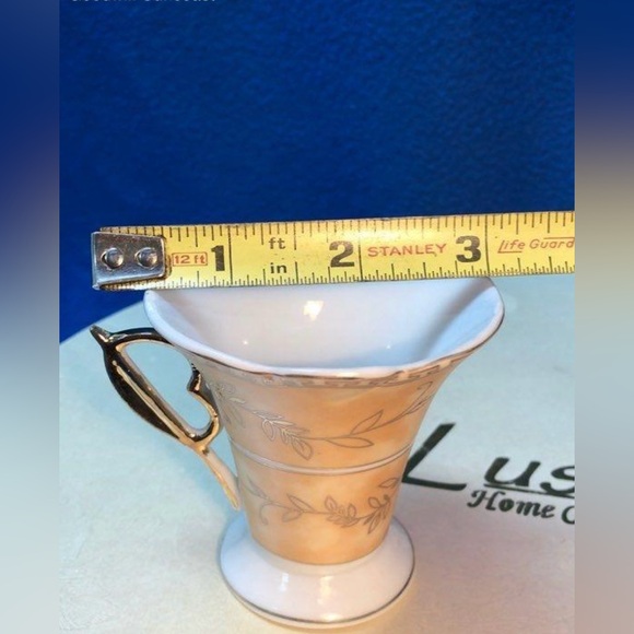 NIB D'Lusso Gold Design 12-Piece Home Collection Demitasse Espresso Set. NEW - Picture 10 of 11